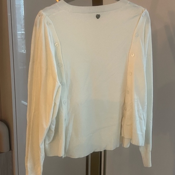 My Twinset White Cardigan – Button Detail – Size Medium – Classic & Chic - Picture 4 of 17